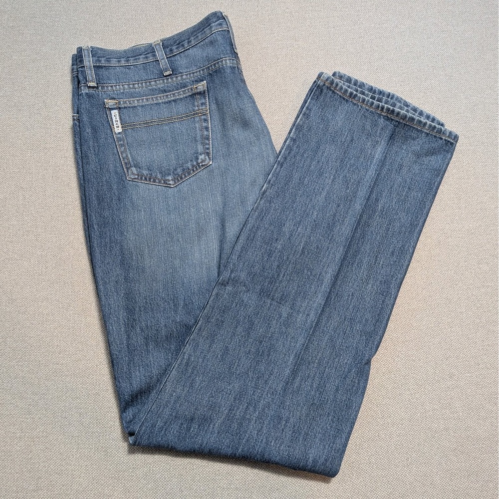Cinch White Label Mens 42x36 Blue Denim Straight Leg Cowboy Western Jeans Pants
